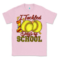 Bubblegum Pink i tackled 100days of school softball Classic Tee - texasbilliewilder