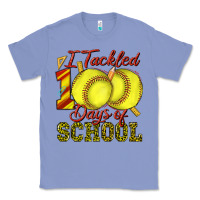 Colony Blue i tackled 100days of school softball Classic Tee - texasbilliewilder