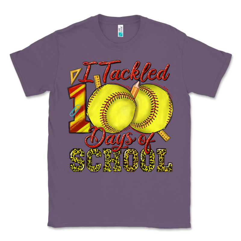I Tackled 100days Of School Softball Classic Tee by texasbilliewilder | Teevron