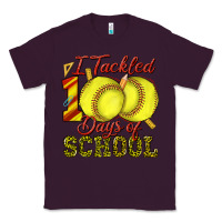 Plum i tackled 100days of school softball Classic Tee - texasbilliewilder