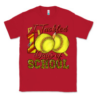 Red i tackled 100days of school softball Classic Tee - texasbilliewilder