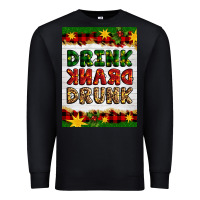 Black Christmas Drink Drank Drunk Premium Sweatshirt - Artiststas