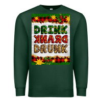 Sports Green Christmas Drink Drank Drunk Premium Sweatshirt - Artiststas