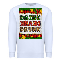 White Christmas Drink Drank Drunk Premium Sweatshirt - Artiststas