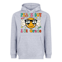 Heather Grey peace out 2024 1st grade Heavyweight Hoodie - JahusDesignShop