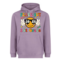 Lavender peace out 2024 1st grade Heavyweight Hoodie - JahusDesignShop
