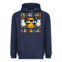 Navy peace out 2024 1st grade Heavyweight Hoodie - JahusDesignShop