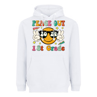White peace out 2024 1st grade Heavyweight Hoodie - JahusDesignShop