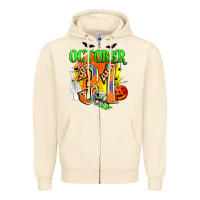 Sandshell october 31 Zipper Hoodie - Zillion Design Studio