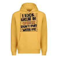 Mustard i look great in orange don't play with me Premium Hoodie - MaliasSmallBusiness