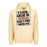 Pina Colada i look great in orange don't play with me Premium Hoodie - MaliasSmallBusiness