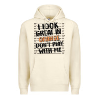 Sandshell i look great in orange don't play with me Premium Hoodie - MaliasSmallBusiness