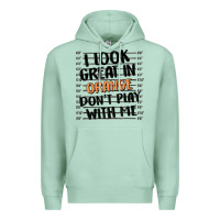 Seafoam i look great in orange don't play with me Premium Hoodie - MaliasSmallBusiness