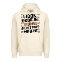 Tofu i look great in orange don't play with me Premium Hoodie - MaliasSmallBusiness