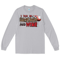 Moon Dust i run on sarcasm and wine Long Sleeve Tee - Zillion Design Studio