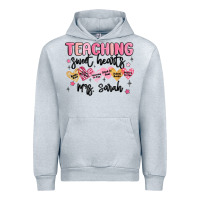 Heather Grey teaching sweet hearts Urban Hoodie - MaliasSmallBusiness