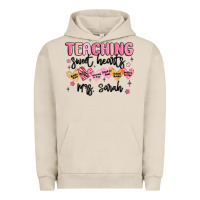 Pigment French Oak teaching sweet hearts Urban Hoodie - MaliasSmallBusiness