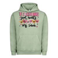 Pigment Oil Green teaching sweet hearts Urban Hoodie - MaliasSmallBusiness