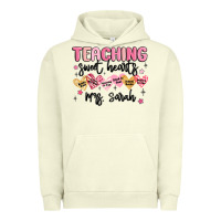 Pigment Pistachio teaching sweet hearts Urban Hoodie - MaliasSmallBusiness