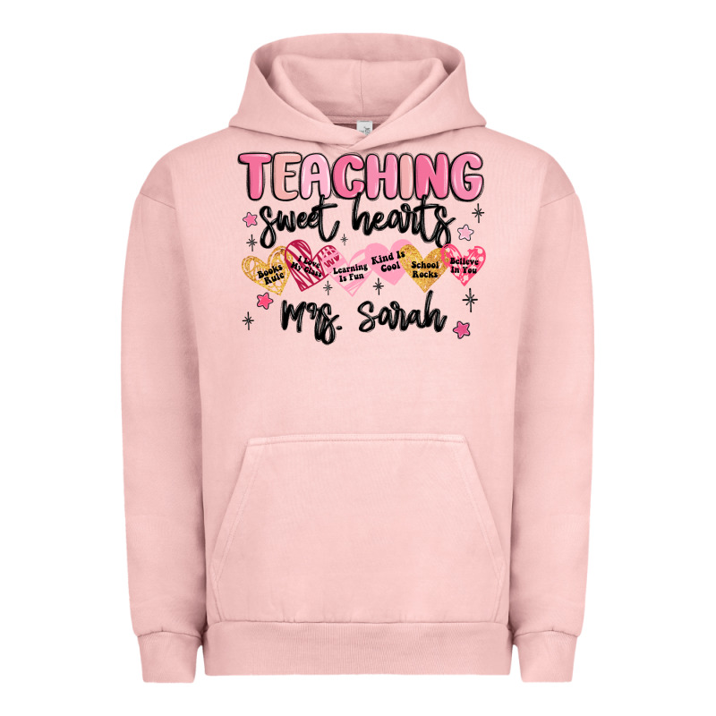 Teaching Sweet Hearts Urban Hoodie by MaliasSmallBusiness | Teevron