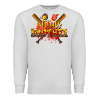 Dove Grey softball brother Premium Sweatshirt - AdoDesignShop