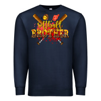 Navy softball brother Premium Sweatshirt - AdoDesignShop