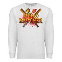 Oatmeal Heather softball brother Premium Sweatshirt - AdoDesignShop
