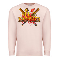Pale Pink softball brother Premium Sweatshirt - AdoDesignShop
