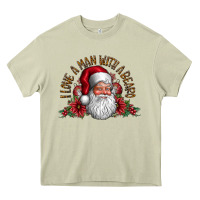 Mossy i love a man with beard Heavy Core Tee - CowhideDigitalArt