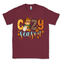 Burgundy cozy season Classic Tee - Zillion Design Studio