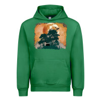 Emerald wilderness leopard Urban Hoodie - MaliasSmallBusiness