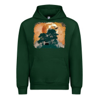 Foreset Green wilderness leopard Urban Hoodie - MaliasSmallBusiness