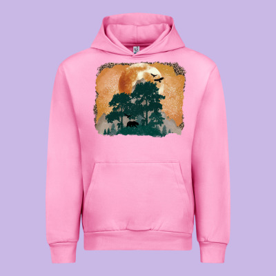 Wilderness Leopard Urban Hoodie Designed By Maliassmallbusiness