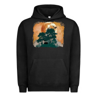 Pigment Black wilderness leopard Urban Hoodie - MaliasSmallBusiness