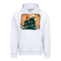 White wilderness leopard Urban Hoodie - MaliasSmallBusiness