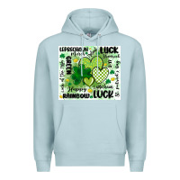 Blue Mist st patricks day Premium Hoodie - MaliasSmallBusiness