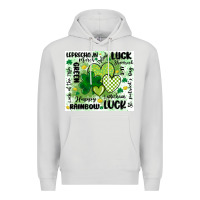 Dove Grey st patricks day Premium Hoodie - MaliasSmallBusiness