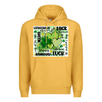 Mustard st patricks day Premium Hoodie - MaliasSmallBusiness