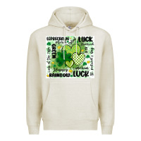 Oatmeal Heather st patricks day Premium Hoodie - MaliasSmallBusiness