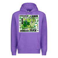 Purple st patricks day Premium Hoodie - MaliasSmallBusiness