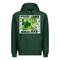 Sports Green st patricks day Premium Hoodie - MaliasSmallBusiness