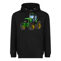 Black farm tractor Heavyweight Hoodie - AdoDesignShop