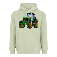 Matcha farm tractor Heavyweight Hoodie - AdoDesignShop