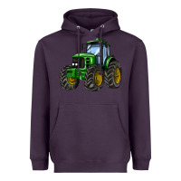 Plum farm tractor Heavyweight Hoodie - AdoDesignShop
