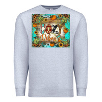 Heather Grey cozy vibes tumbler Premium Sweatshirt - BundleAndBundleShop