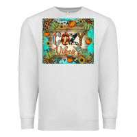 Oatmeal Heather cozy vibes tumbler Premium Sweatshirt - BundleAndBundleShop