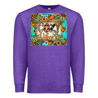 Purple cozy vibes tumbler Premium Sweatshirt - BundleAndBundleShop