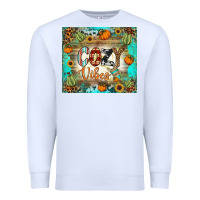 White cozy vibes tumbler Premium Sweatshirt - BundleAndBundleShop