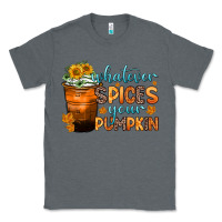 Charcoal Heather whatever spices your pumpkin Classic Tee - Zillion Design Studio