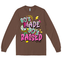 Chestnut 80s made 90s raised Long Sleeve Tee - texasbilliewilder